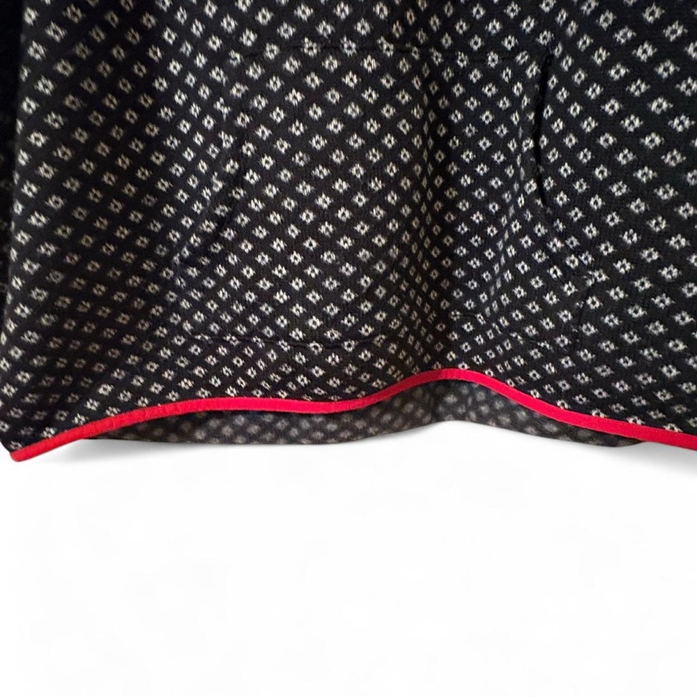 Talbots Black and White Patterned Pullover with R… - image 6